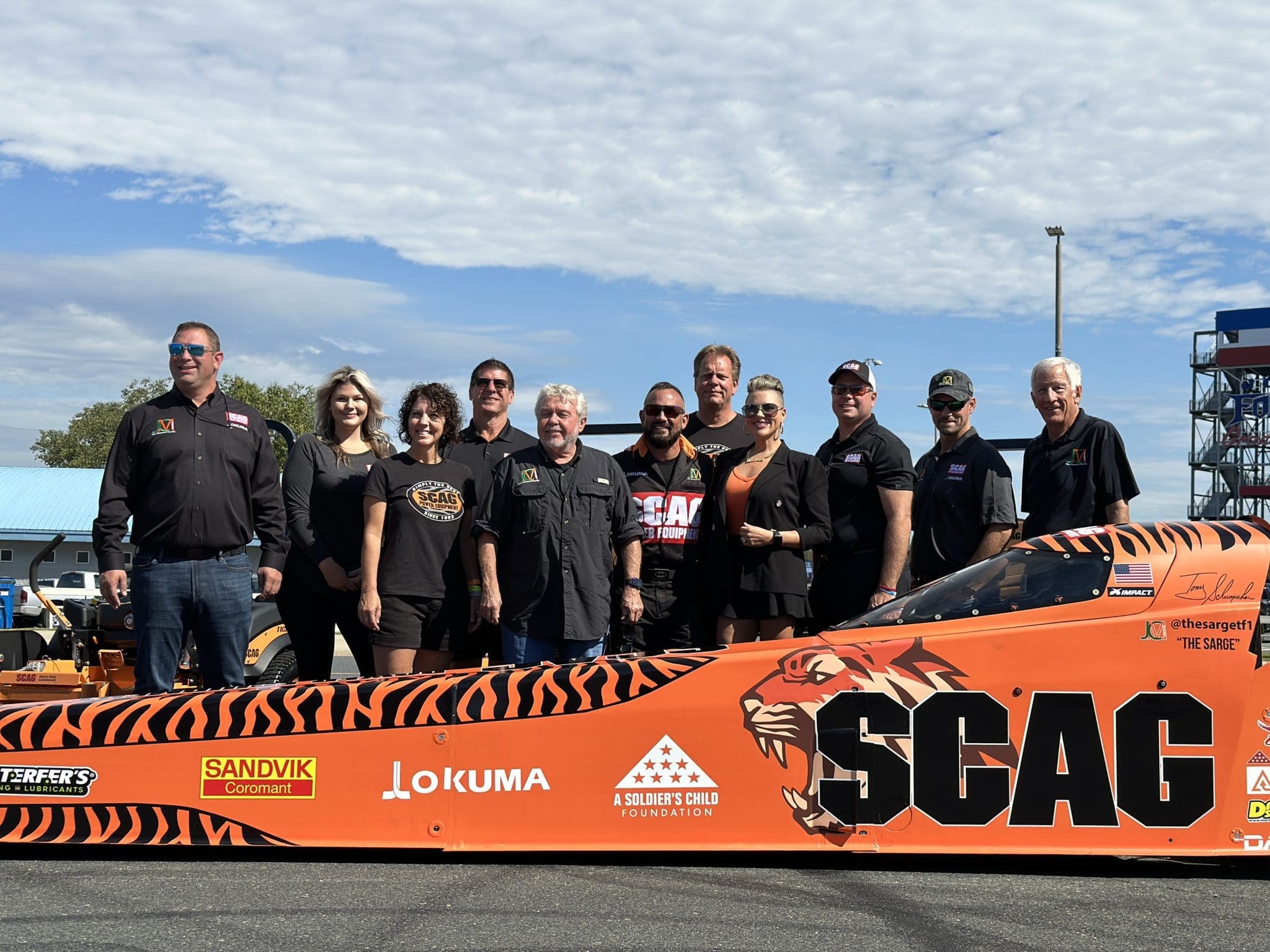 Schumacher, SCAG Power Equipment Ready to Mow Through NHRA Top Fuel